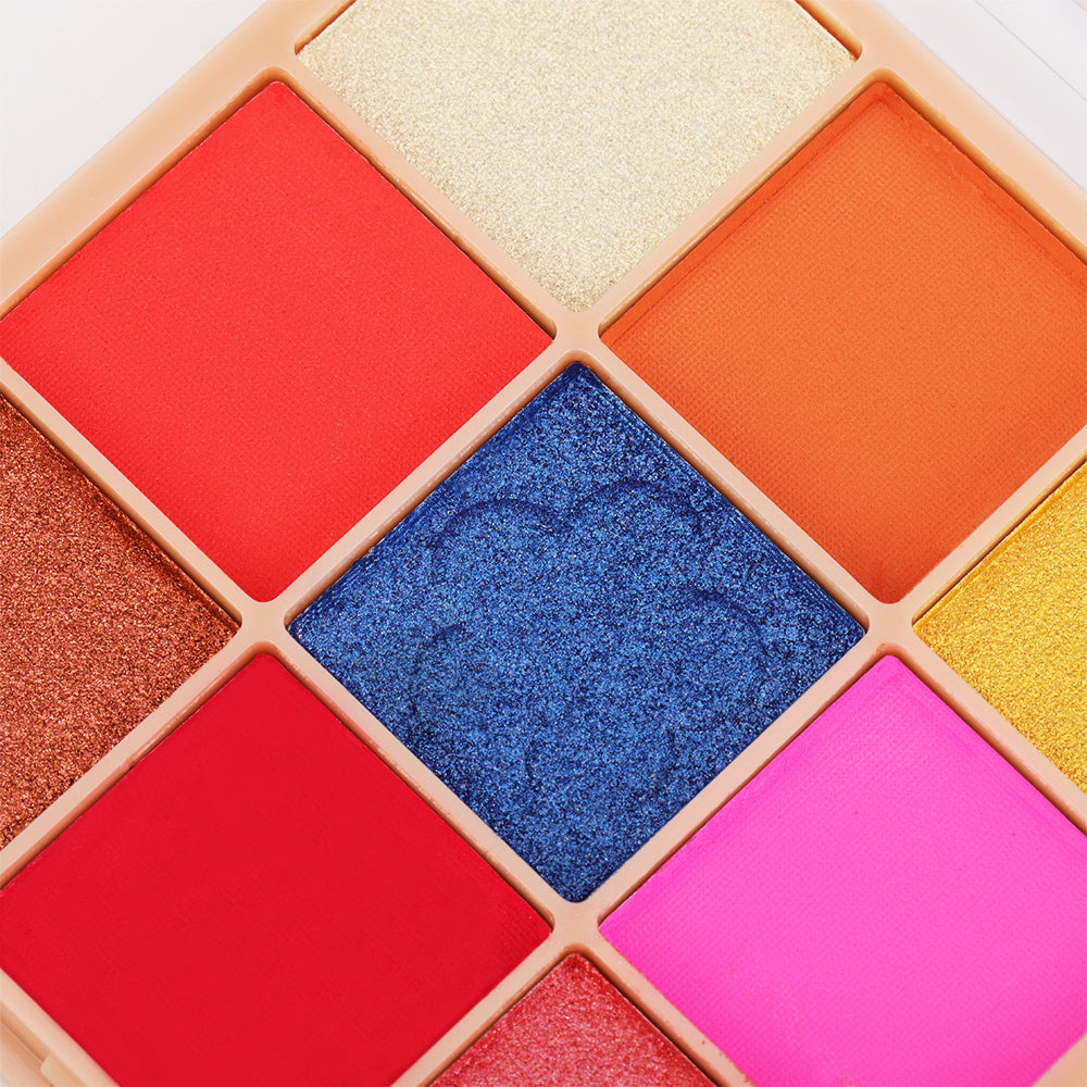 Huda Beauty Eyeshadow Palette  ColorStay Day to Night Up to 24 Hour Eye Makeup  9 Pigmented Matte & Shimmer Shades