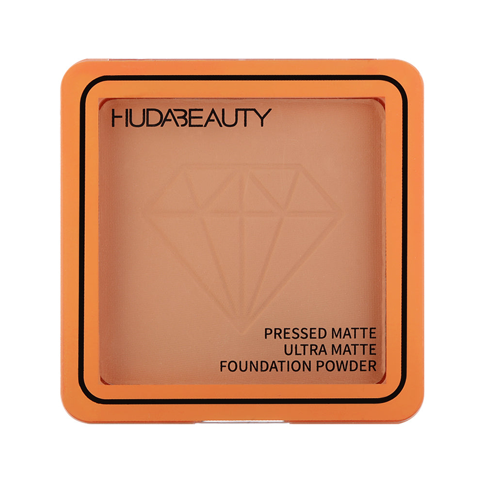 Huda Beauty PRESSED MATTE ULTRA MATTE FOUNDATION POWDER Sheer-to-Full Coverage