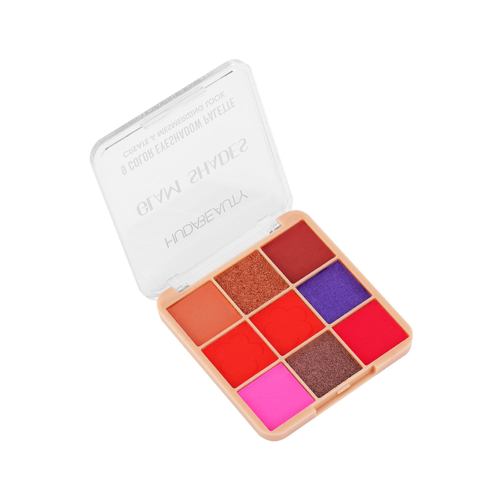 Huda Beauty Eyeshadow Palette  ColorStay Day to Night Up to 24 Hour Eye Makeup  9 Pigmented Matte & Shimmer Shades