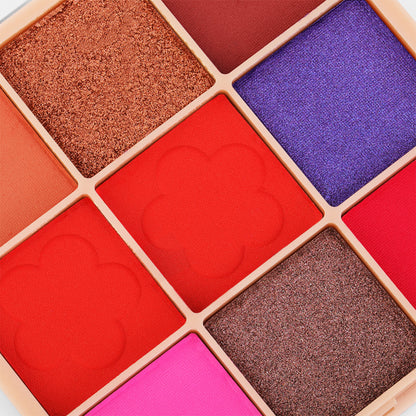 Huda Beauty Eyeshadow Palette  ColorStay Day to Night Up to 24 Hour Eye Makeup  9 Pigmented Matte & Shimmer Shades