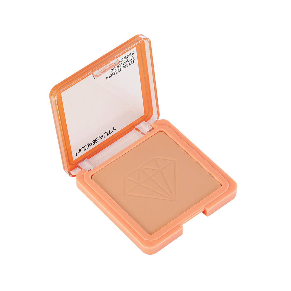 Huda Beauty PRESSED MATTE ULTRA MATTE FOUNDATION POWDER Sheer-to-Full Coverage