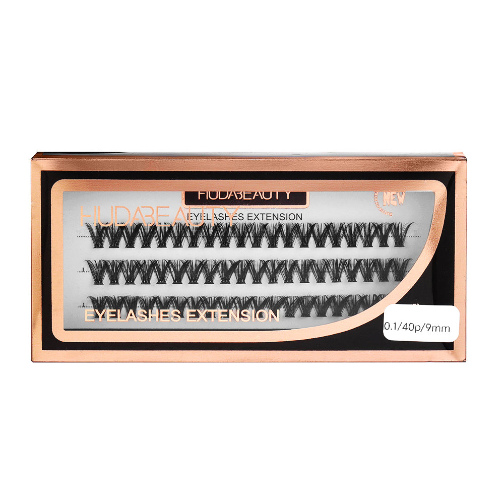 Huda Beauty Natural Lash Clusters Kit Wispy Lash Extension Kit Waterproof Lash Clusters