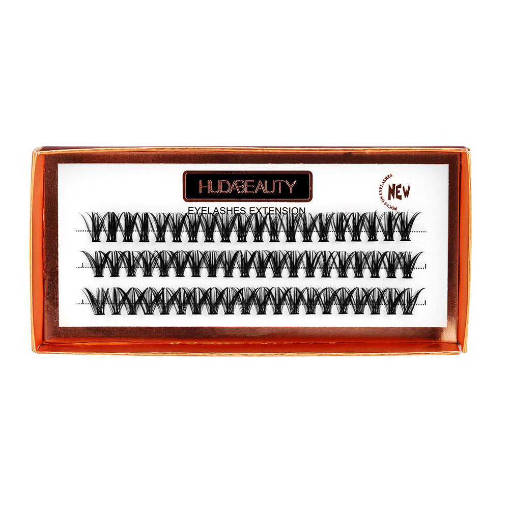 Huda Beauty Natural Lash Clusters Kit Wispy Lash Extension Kit Waterproof Lash Clusters