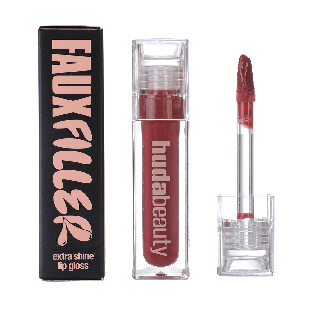HUDA BEAUTY FAUX FILLER EXTRA SHINE LIP GLOSS