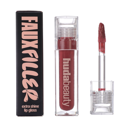 HUDA BEAUTY FAUX FILLER EXTRA SHINE LIP GLOSS