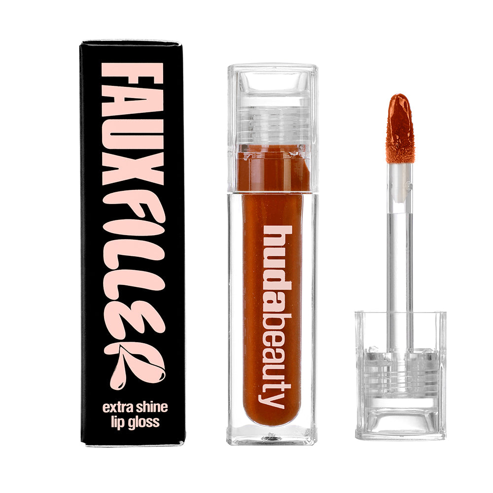 HUDA BEAUTY FAUX FILLER EXTRA SHINE LIP GLOSS