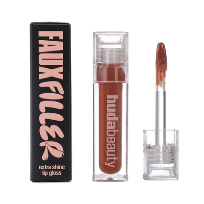 HUDA BEAUTY FAUX FILLER EXTRA SHINE LIP GLOSS