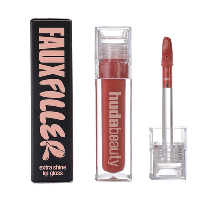 HUDA BEAUTY FAUX FILLER EXTRA SHINE LIP GLOSS