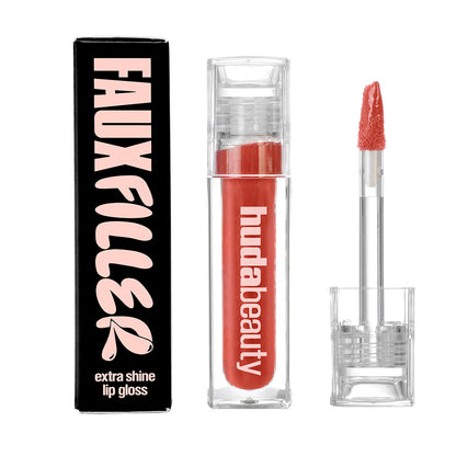 HUDA BEAUTY FAUX FILLER EXTRA SHINE LIP GLOSS