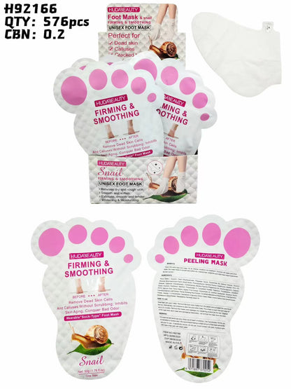 HUDA BEAUTY FOOT PEELING MASK:Glow Up Your Soles