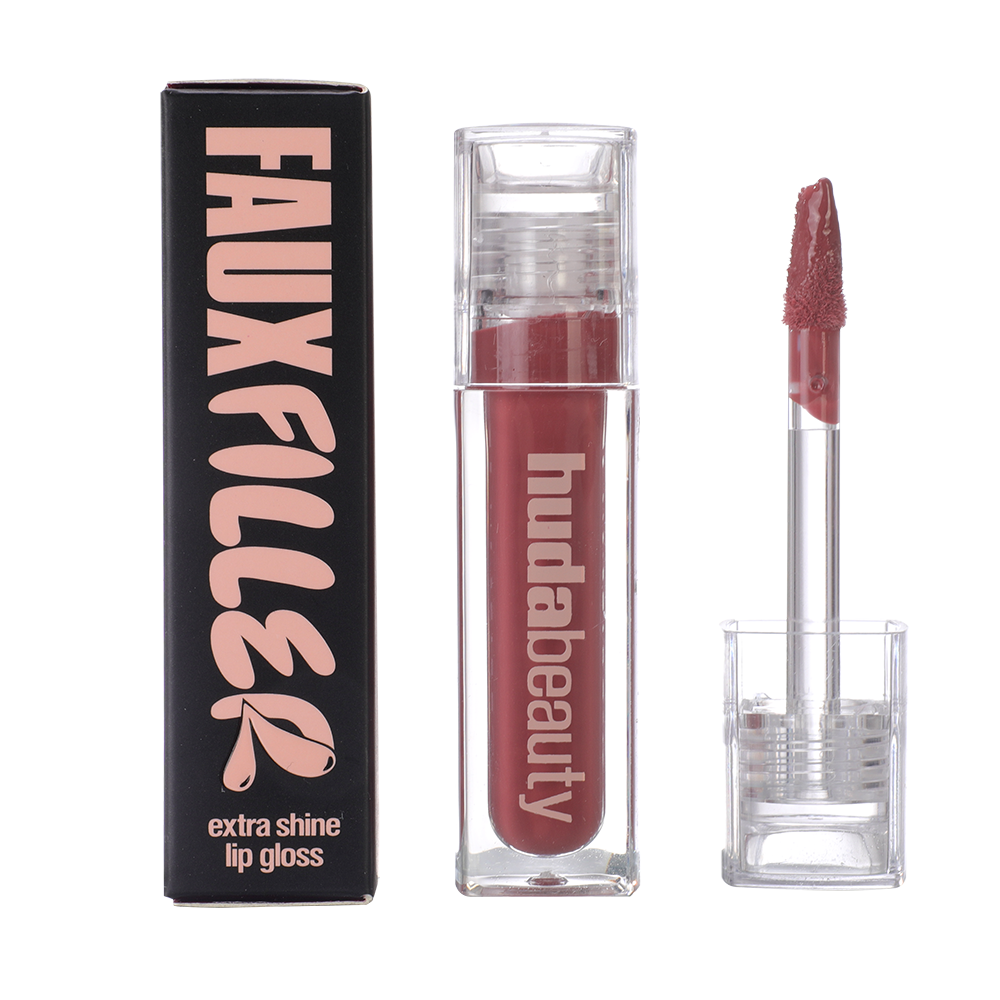 HUDA BEAUTY FAUX FILLER EXTRA SHINE LIP GLOSS