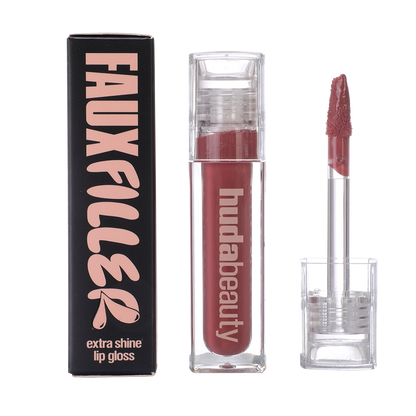 HUDA BEAUTY FAUX FILLER EXTRA SHINE LIP GLOSS