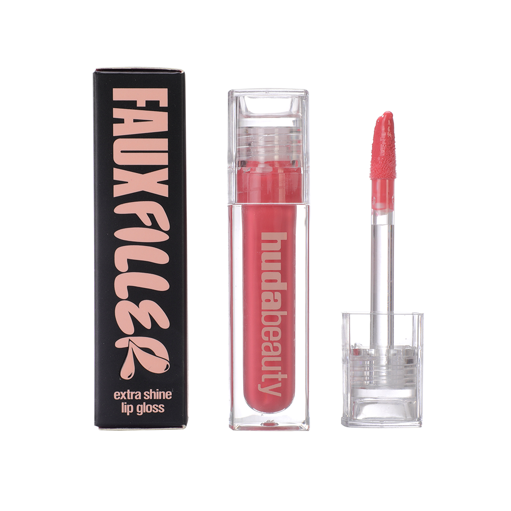 HUDA BEAUTY FAUX FILLER EXTRA SHINE LIP GLOSS