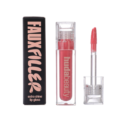 HUDA BEAUTY FAUX FILLER EXTRA SHINE LIP GLOSS