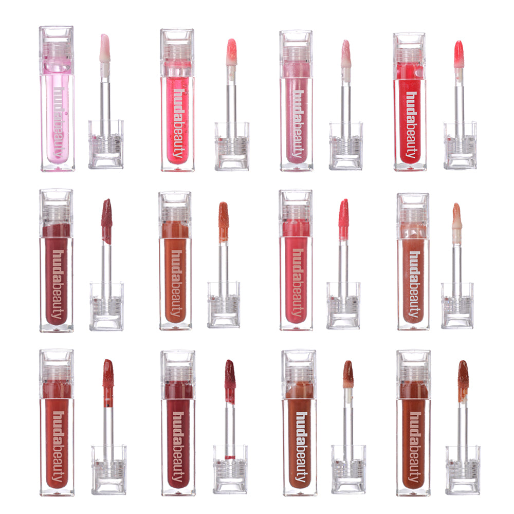 HUDA BEAUTY FAUX FILLER EXTRA SHINE LIP GLOSS